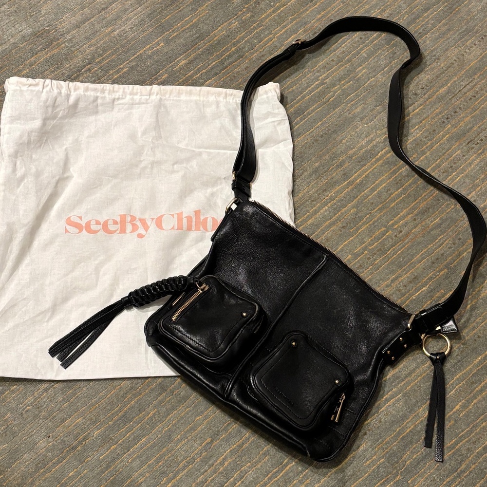 See by Chloe black crossbody